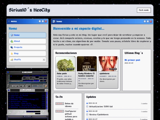 index screenshot