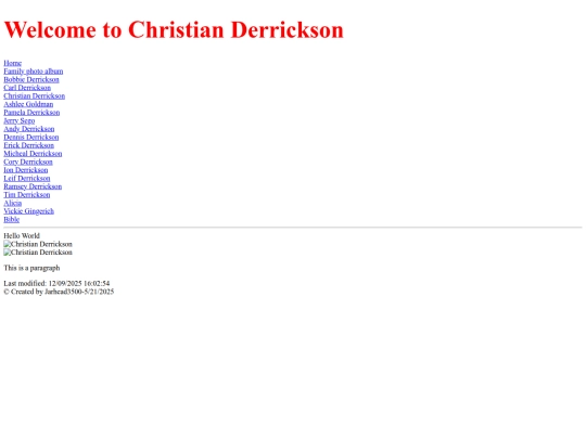 htmllinks/christianderrickson screenshot