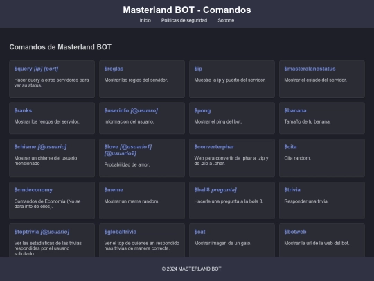 comandos screenshot