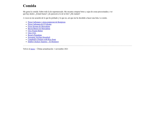 comida screenshot