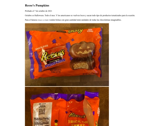 comida/reeses-pumpkin screenshot