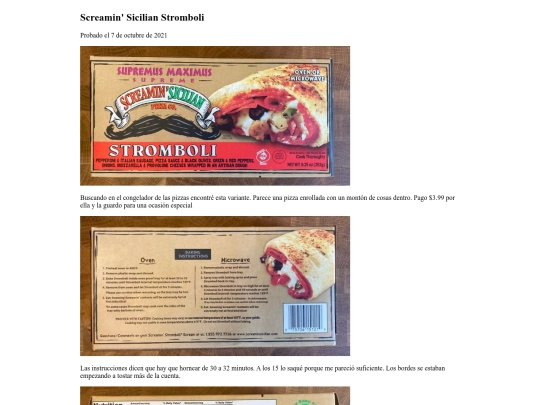 comida/screamin-sicilian-stromboli screenshot
