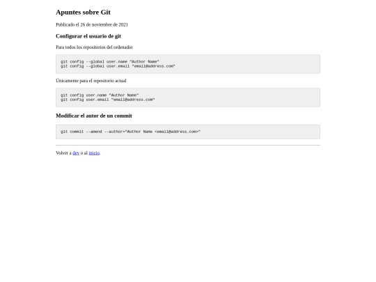 dev/git screenshot