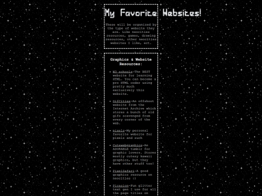 myfavoritewebsites screenshot