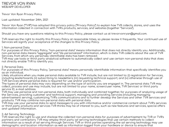privacyPolicy screenshot