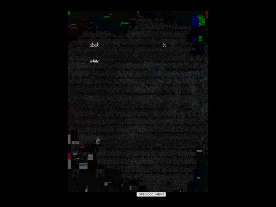 cloakinwhite screenshot