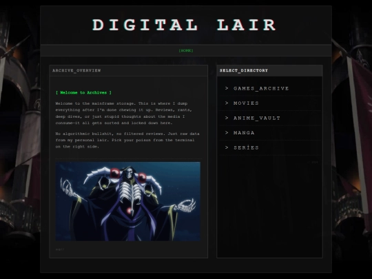 archive screenshot