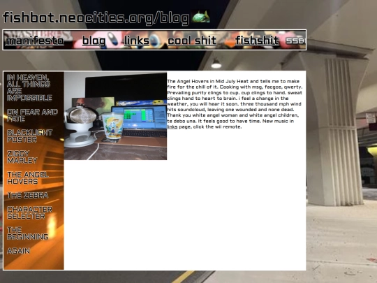 blogs/angelblog screenshot