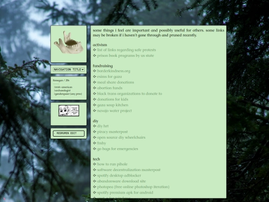 linkpage screenshot