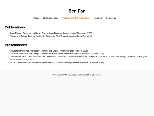 publications screenshot