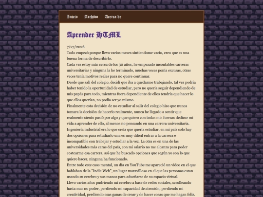 posts/Aprender-HTML screenshot