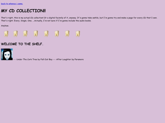 CDCollection screenshot