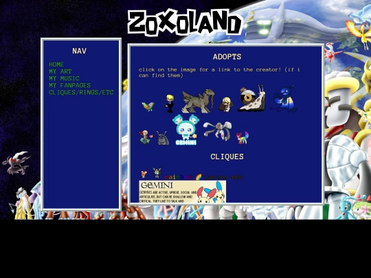 cliques screenshot