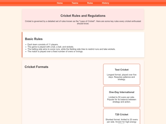 rules screenshot