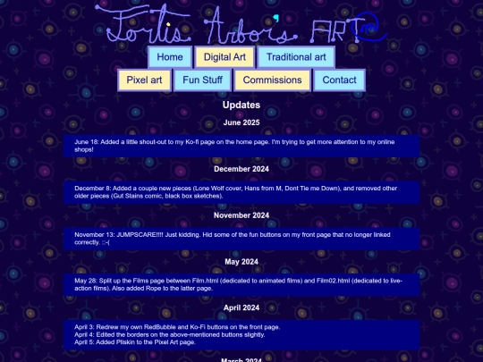 updates screenshot