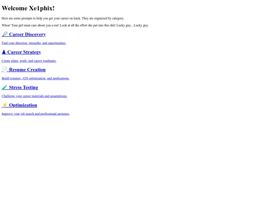 CareerHelper/Index screenshot