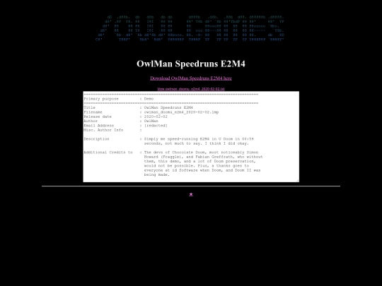 owlgames/demos/owlman_doomu_e2m4_2020-02-02 screenshot