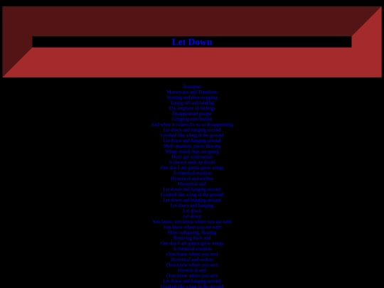 LetDown screenshot