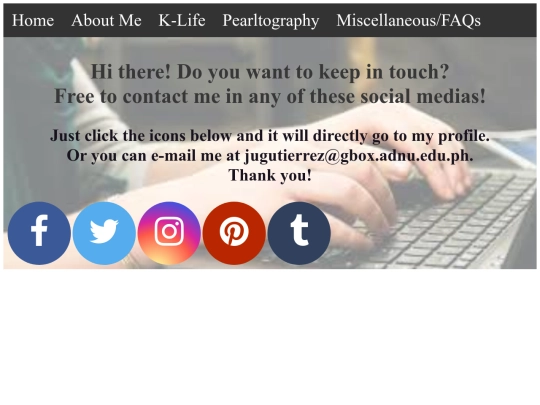 Contact screenshot