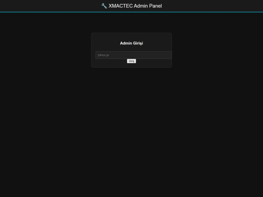 admin screenshot