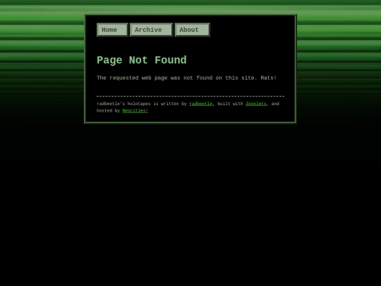 not_found screenshot