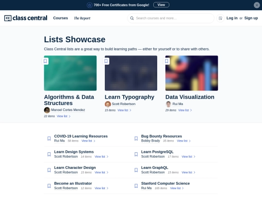 lists screenshot
