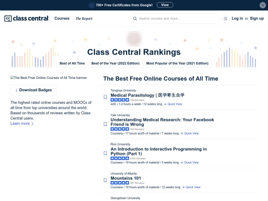 rankings screenshot