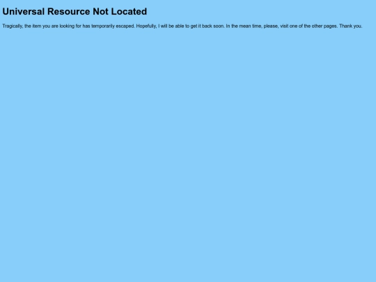 not_found screenshot