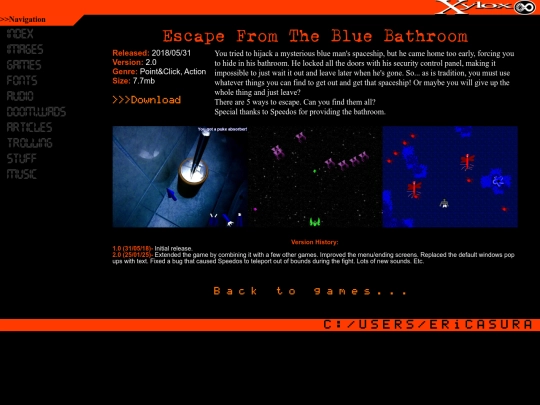 games/bathblue screenshot