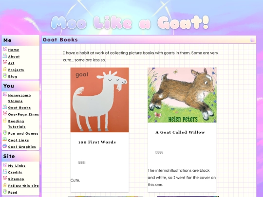 goatbooks screenshot
