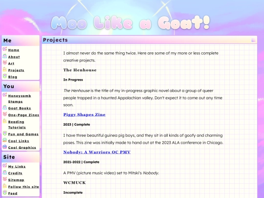 projects screenshot