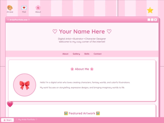 Portfolio screenshot