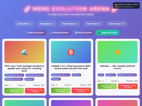 meme_evolution_arena screenshot