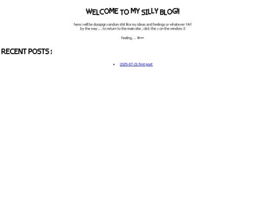 bloghome screenshot
