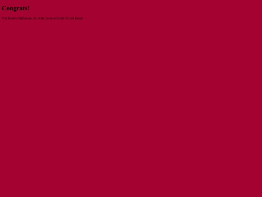 not_found screenshot