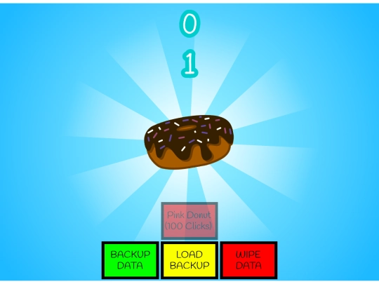 donutclicker screenshot