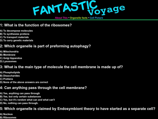quiz screenshot