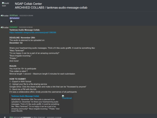 ngapcc-ds-log/tankmas-audio-message-collab screenshot