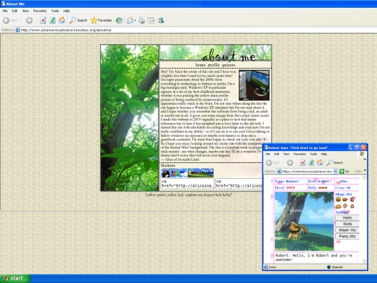 aboutme screenshot