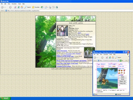 aboutme/profile screenshot