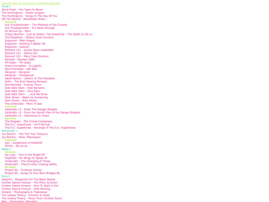 tnproject/genrelist screenshot