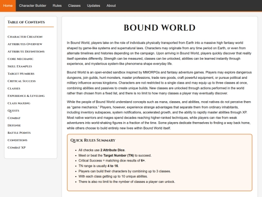 Rules screenshot