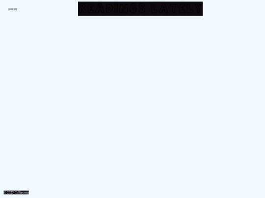 readings screenshot