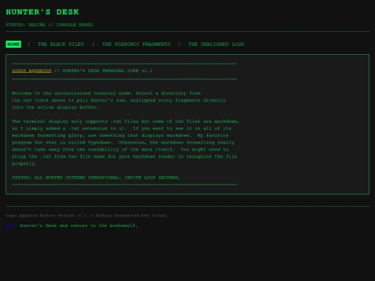 hunters_desk/hunters_desk screenshot