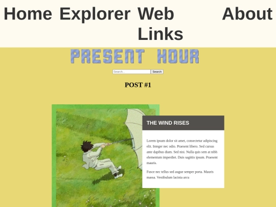 MainPageLinks screenshot
