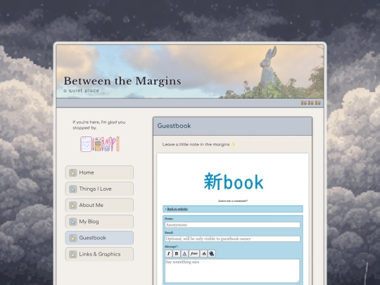GuestBook screenshot