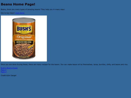Beans screenshot
