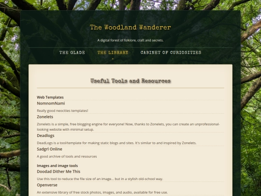 resources screenshot