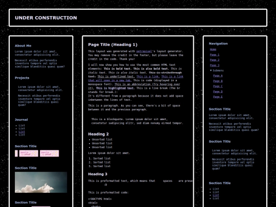 index screenshot