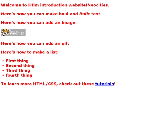 index screenshot